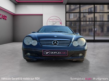 Mercedes classe c coupe sport kompressor 1.8 c 180 occasion avignon (84) simplicicar simplicibike france