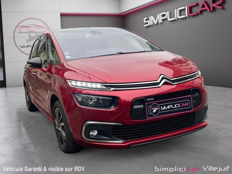 Citroen c4 picasso puretech 130 ss eat6 shine, toit panoramique, entretien citroen, garantie 12 mois occasion simplicicar...