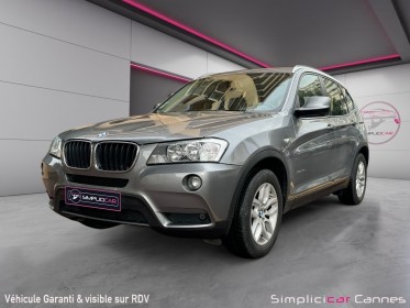 Bmw x3 f25 sdrive18d 143ch luxe occasion cannes (06) simplicicar simplicibike france