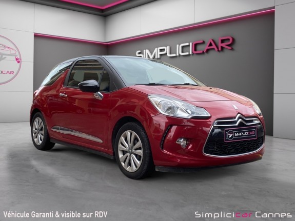 Citroen ds3 vti 95 chic bmp occasion cannes (06) simplicicar simplicibike france