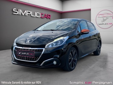 Peugeot 208 1.6l hdi 120ch roland garros - toit panoramique - climatisation bi-zone - gps - ambiance led - garantie 12...