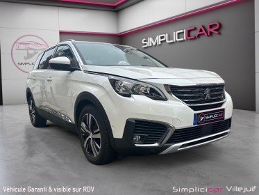 Peugeot 5008 2018 bluehdi 130ch ss eat8 allure, caméra de recul 360°, apple carplay, carnet d'entretiens peugot, phares......