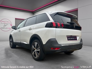 Peugeot 5008 2018 bluehdi 130ch ss eat8 allure, caméra de recul 360°, apple carplay, carnet d'entretiens peugot, phares......