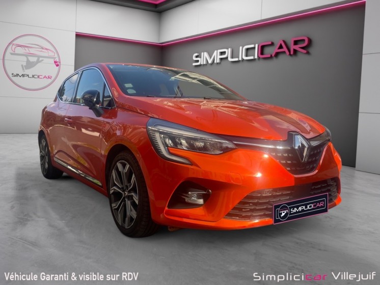 Renault clio v 2019 tce 100 intens, grand écran, caméra de recul, carplay, garantie 12 mois occasion simplicicar villejuif ...