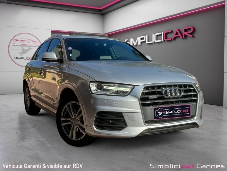 Audi q3 q3 2.0 tfsi 180 ch s tronic 7 quattro s line occasion cannes (06) simplicicar simplicibike france