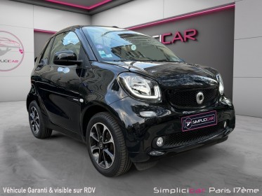 Smart fortwo cabriolet 90 prime cabriolet/ siege chauffants/ camera de recul/ garantie 12 mois occasion paris 17ème...