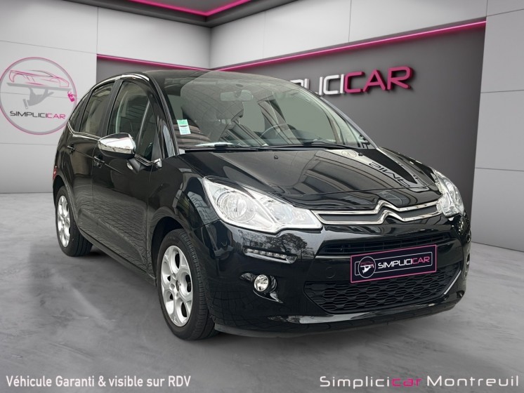 Citroen c3 c3 puretech 82 feel edition carplay garantie 12 mois occasion montreuil (porte de vincennes)(75) simplicicar...