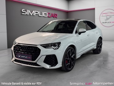 Audi rs q3 sportback 2.5 tfsi 400 ch s tronic 7 toit ouvrant / malus payé occasion montpellier (34) simplicicar simplicibike...