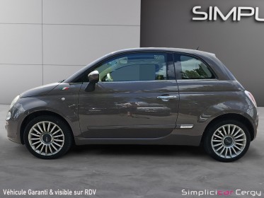 Fiat 500 lounge / toit panoramique 1.2 8v 69 ch occasion osny simplicicar simplicibike france