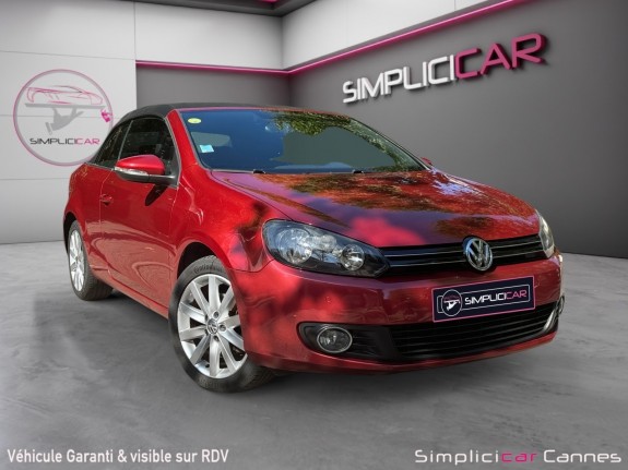 Volkswagen golf cabriolet 1.6 tdi 105 ch carat occasion cannes (06) simplicicar simplicibike france