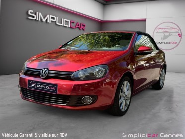 Volkswagen golf cabriolet 1.6 tdi 105 ch carat occasion cannes (06) simplicicar simplicibike france