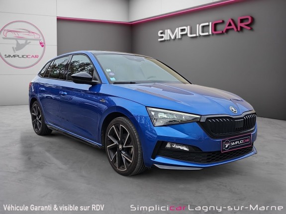 Skoda scala 1.5 tsi 150 ch dsg7 act monte-carlo - toit panoramique - entretien skoda occasion simplicicar lagny  simplicicar...