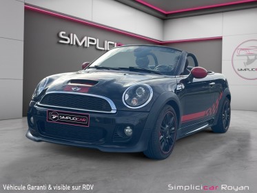 Mini cabriolet jcw  1.6 essence 211cv  jcw cabriolet garantie 1 an occasion simplicicar royan simplicicar simplicibike france