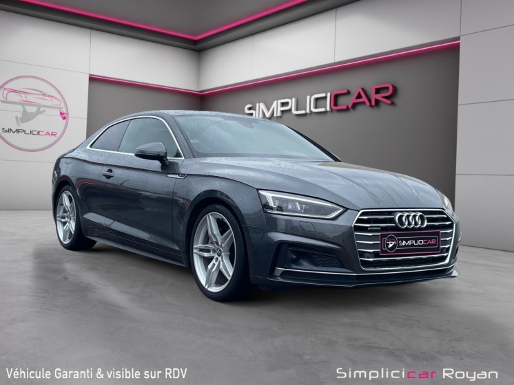 Audi a5 a5 3.0 v6 tdi 218 ch s line quattro s tronic 7 rapports garantie 12 mois occasion simplicicar royan simplicicar...