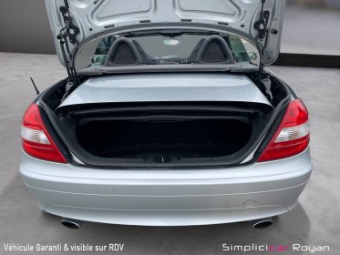 Mercedes slk ii 280 3.0 v6 231 ch garantie 1 an occasion simplicicar royan simplicicar simplicibike france