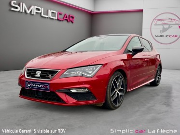 Seat leon 1.8 tsi 180 dsg7 fr - toit ouvrant, acc, sièges cuir/alcantara... occasion simplicicar la fleche simplicicar...