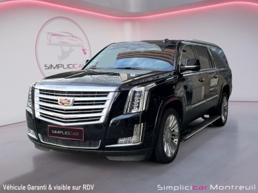 Cadillac escalade esv 6.2 v8 426 awd platinium  a garantie 12 mois full options entretiens complet. occasion montreuil (porte...