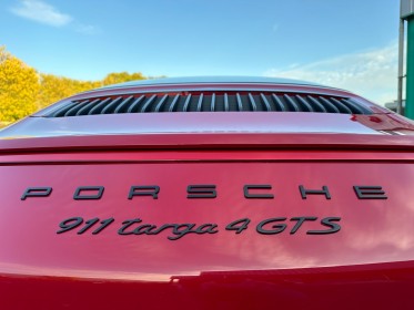 Porsche  911 type 991 phase 2 3.0 450 targa 4gts rouge carmin - pdls - pasm occasion simplicicar lyon ouest simplicicar...