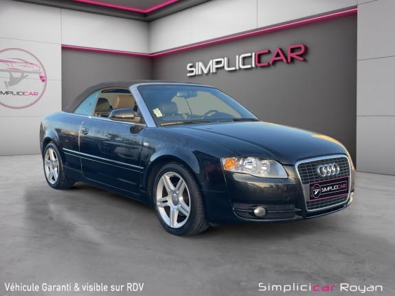 Audi a4 cabriolet 2.0 tdi 140 ch ambition luxe multitronic révisé  garantie 1 an occasion simplicicar royan simplicicar...