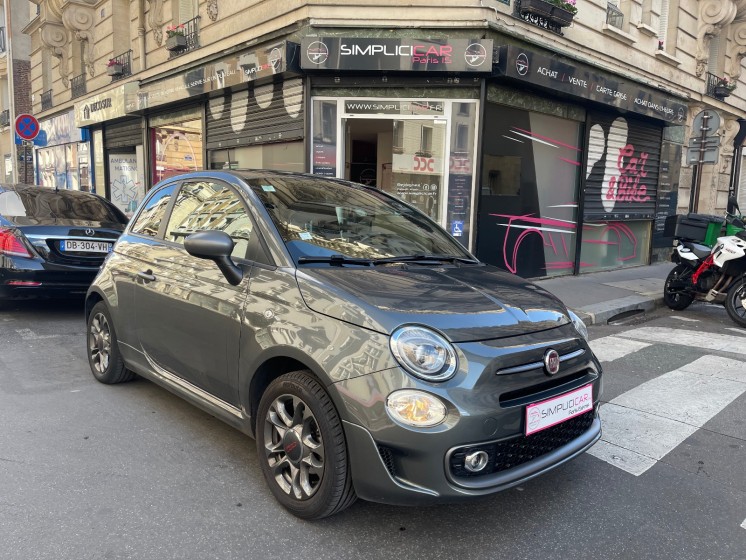 Fiat 500 serie 6 euro 6d 1.2 69 ch s/s finition sport occasion paris 15ème (75) simplicicar simplicibike france