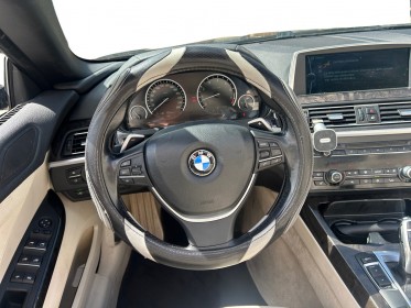 Bmw serie 6 cab f12 luxe 640i 320 ch camera de recul / sieges chauffants--- occasion simplicicar orgeval  simplicicar...