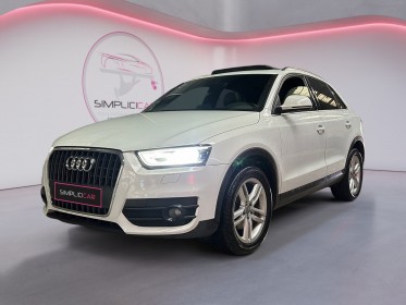 Audi q3 s line 2.0 tdi 140 ch toit ouvrant/ sieges chauffants occasion simplicicar orgeval  simplicicar simplicibike france