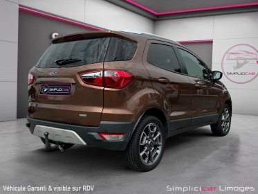 Ford ecosport 1.0 ecoboost 125 trend occasion simplicicar limoges  simplicicar simplicibike france