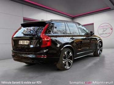 Volvo xc90 recharge t8 awd 30387 ch geartronic 8 7pl r-design occasion montreuil (porte de vincennes)(75) simplicicar...