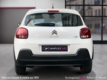 Citroen c3 societe pure tech 83 ss bvm feel nav/2 places/garantie 12 mois/suivi entretiens/tva deductible occasion montreuil...