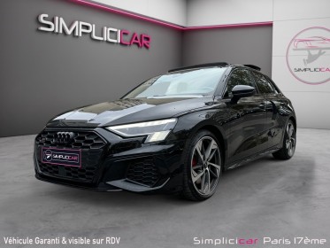 Audi s3 sportback tfsi 310 s tronic 7 quattro occasion paris 17ème (75)(porte maillot) simplicicar simplicibike france