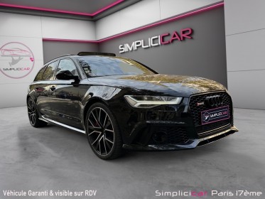 Audi rs6 avant performance v8 4.0 tfsi 605 quattro tiptronic 8/garantie 12 mois/toit ouvrant/bang  olufsen/camÉra......