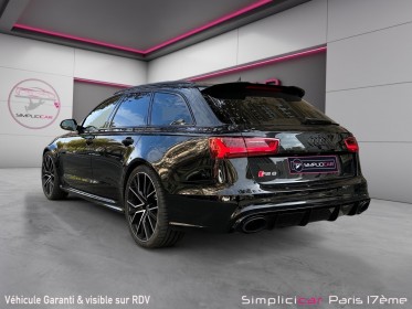 Audi rs6 avant performance v8 4.0 tfsi 605 quattro tiptronic 8/garantie 12 mois/toit ouvrant/bang  olufsen/camÉra......