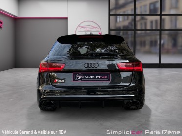 Audi rs6 avant performance v8 4.0 tfsi 605 quattro tiptronic 8/garantie 12 mois/toit ouvrant/bang  olufsen/camÉra......