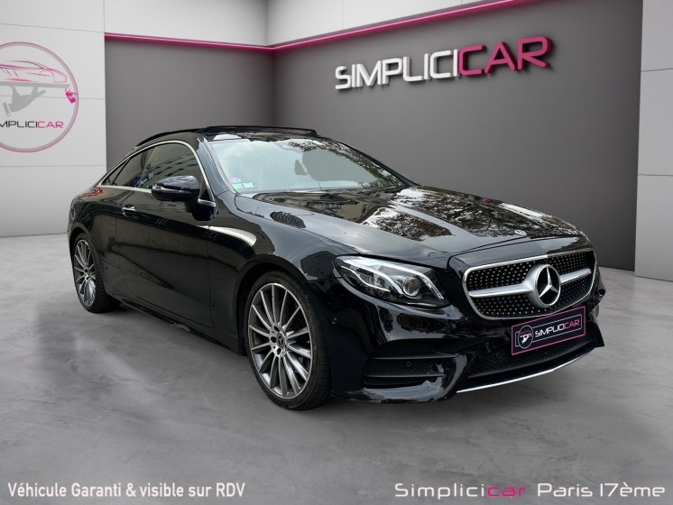 Mercedes classe e coupe 200 9g-tronic amg line/garantie 12 mois/origine france/toit ouvrant pano/burmester/camÉra......