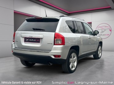 Jeep compass 2.2 crd 136ch 4x2 limited occasion simplicicar lagny  simplicicar simplicibike france