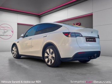 Tesla model y grande autonomie awd dual motor  feux matrix led  attelage occasion parc voitures beauvais simplicicar...