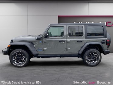 Jeep wrangler my21 unlimited 4xe 2.0 l t 380 ch phev 4x4 bva8 rubicon occasion simplicicar beaune simplicicar simplicibike...