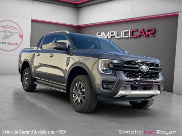 Ford ranger double cabine 3.0 ecoblue v6 240 ch bva10 e-4wd wildtrak tva recup 690kms occasion simplicicar royan simplicicar...