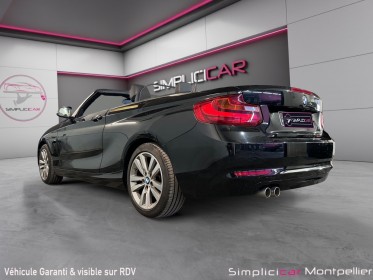 Bmw serie 2 cabriolet f23 220d 190ch luxury camera de recul siÈges chauffants occasion montpellier (34) simplicicar...