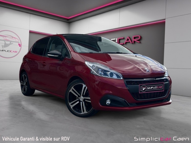 Peugeot 208 1.2 puretech 110ch courroie neuve ss bvm5 gt line caméra de recul, carplay. garantie 12 mois occasion...