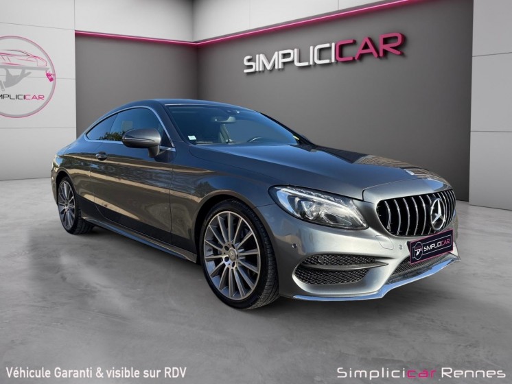 Mercedes classe c coupe classe c220 d 9g-tronic sportline, caméra de recul, occasion simplicicar rennes simplicicar...