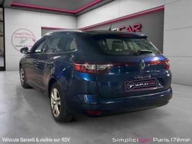 Renault megane iv estate business lue dci 115 edc business occasion paris 17ème (75)(porte maillot) simplicicar simplicibike...