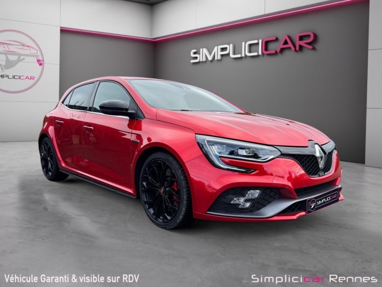 Renault megane iv berline 4rs tce 280 edc siege récaro - rouge flamme - bose - reprise possible occasion simplicicar rennes...