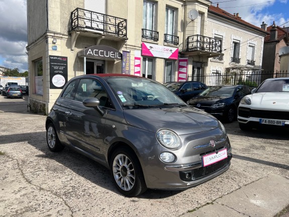 Fiat 500 1.2 8v 69 ch ss lounge occasion simplicicar livry gargan simplicicar simplicibike france