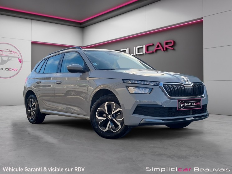 Skoda kamiq 1.5 tsi 150 ch ambition dsg7 ou 390 euros par mois - toit ouvrant - caméra occasion parc voitures beauvais...