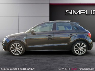 Audi a1 sportback 1.4 tfsi 185 s line s tronic - pack luxe - toit ouvrant - sièges cuir bi-ton - gps - garantie 12 mois...