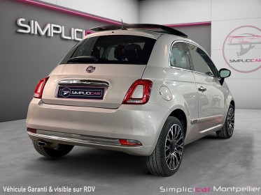 Fiat 500 my20 serie 7 euro 6d 1.2 69 ch eco pack s/s club toit ouvrant radars arrieres clim auto occasion montpellier (34)...