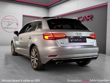 Audi a3 sportback 1.5 tfsi 150 stronic 7 design luxe toit ouvrant camera de recul occasion montpellier (34) simplicicar...