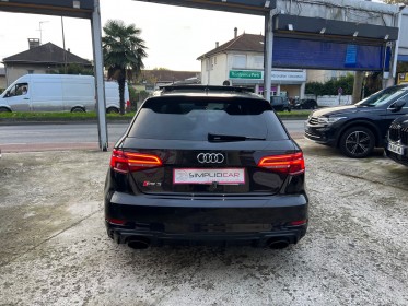 Audi rs3 sportback 2.5 tfsi 400 s tronic 7 quattro occasion simplicicar livry gargan simplicicar simplicibike france