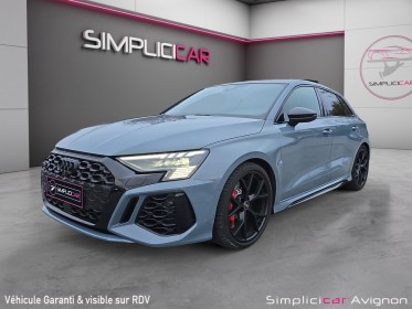 Audi rs3 sportback 1er main 2.5 tfsi 400 s tronic 7 quattro malus payer garantie 2028 audi occasion avignon (84) simplicicar...